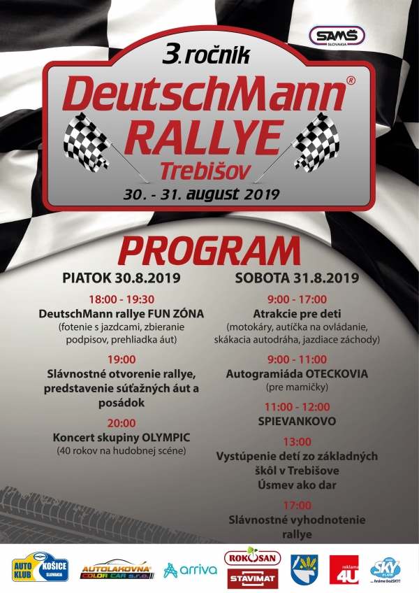 DeutschMann Rallye 2019 program