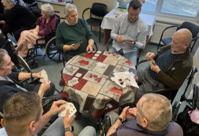 We visited the Senior Citizens' Home in Sečovce