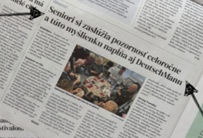 HN v prílohe CSR  napísal o tom, ako sa venujeme seniorom, aj ďalším projektom